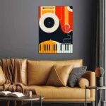 Abstract Jazz Music Poster