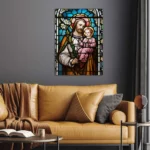 Saint Joseph Baby Jesus Christ Poster