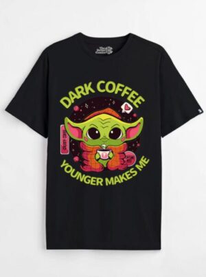 Yoda Dark Coffee Star Wars T-shirt