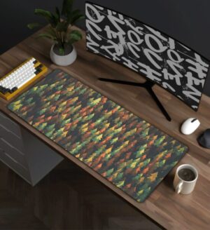 Pine Tree Topography Desk Mat