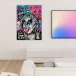 Einstein Graffiti Pop Art Poster