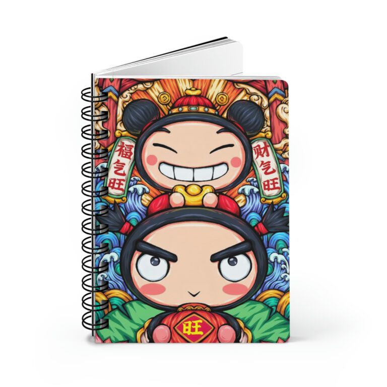 Twin Knot Girls Notebook