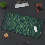 Green Forest Topography Desk Mat