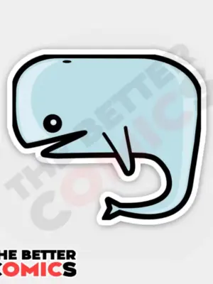 Blue Whale Sticker