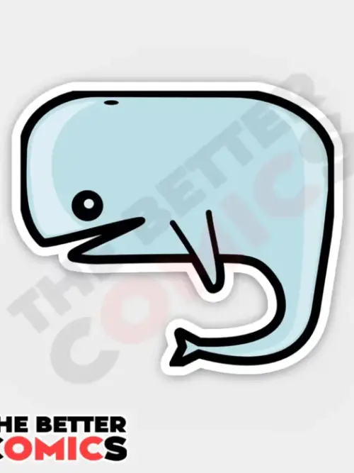 Blue Whale Sticker