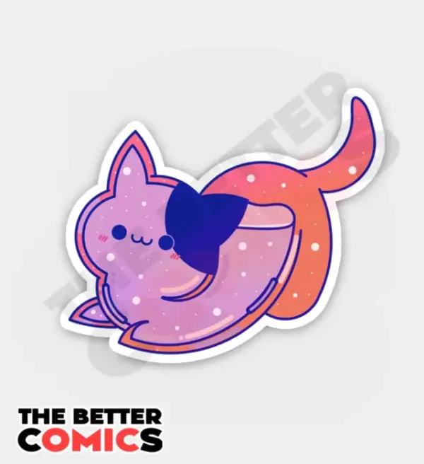 Boba Cat Sticker Boba Cat Sticker