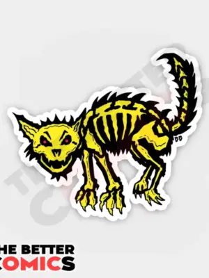 Bobby Crazy Cat Sticker