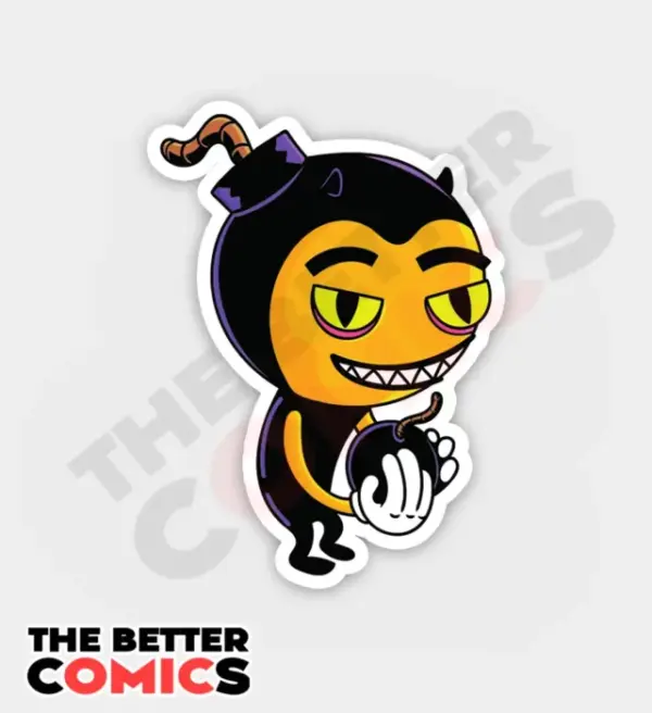 Bomb Guy Sticker