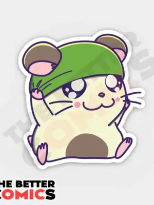 Cappy Hamster Sticker