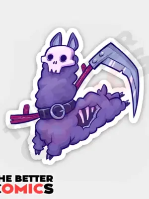 Alpacalypse Death Sticker