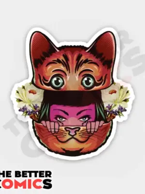 Cat Woman Sticker