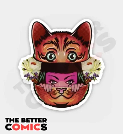 Cat Woman Sticker