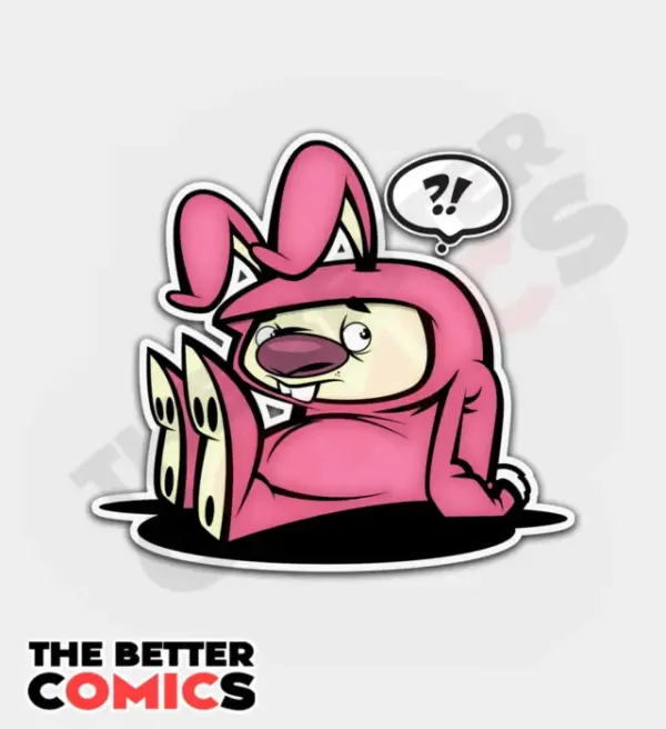 Confused Bunny Sticker Confused Bunny Sticker
