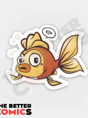Confused Fish Sticker