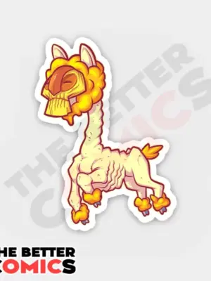 Alpacalypse Famine Sticker
