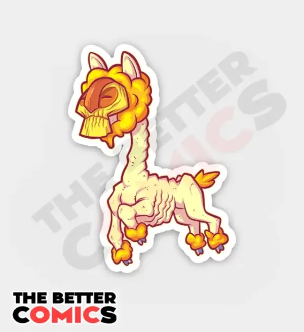 Alpacalypse Famine Sticker