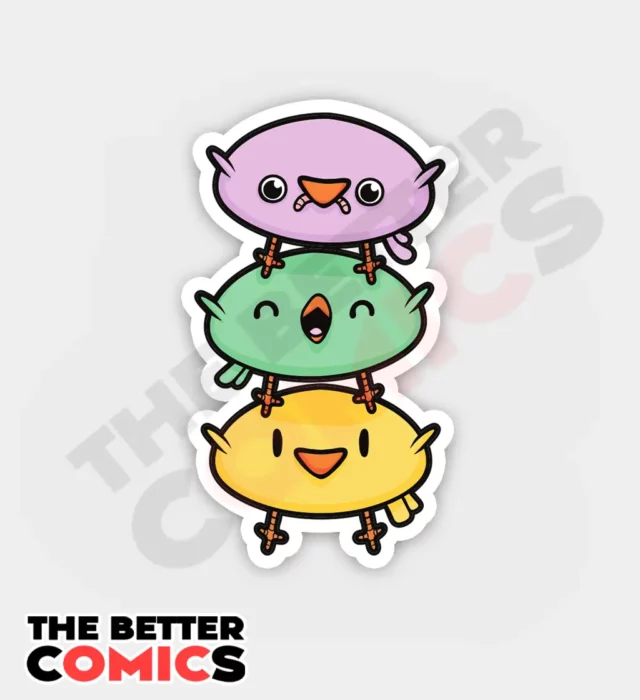 Cute Birds Stickers