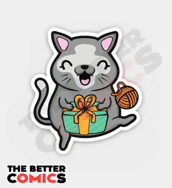 Cute Kitten Sticker Cute Kitten Sticker