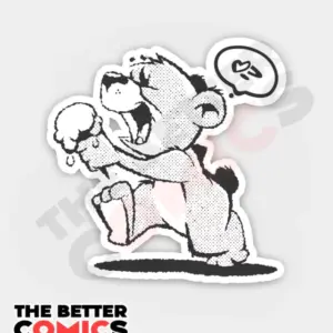 Cute Little Bear Sticker
