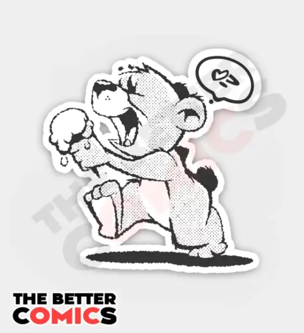 Cute Little Bear Sticker Cute Little Bear Sticker