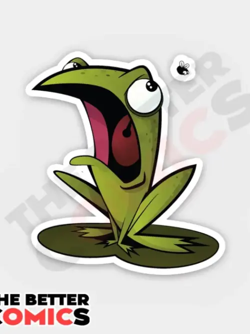 Cute Lil Frog Sticker