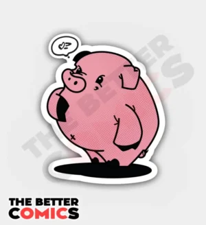 Cute Lil Pig Sticker