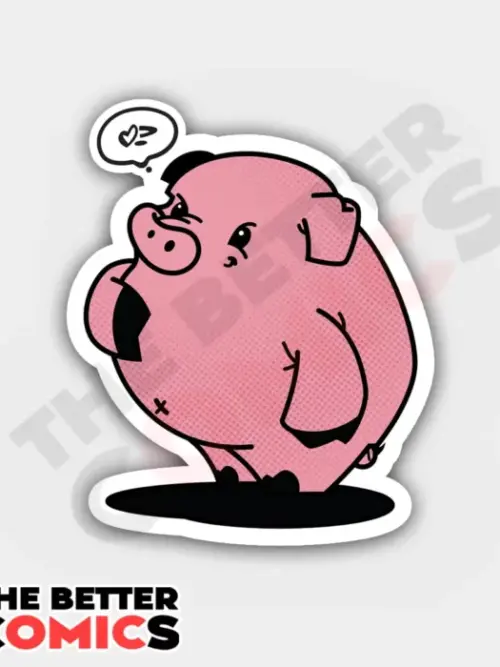 Cute Lil Pig Sticker