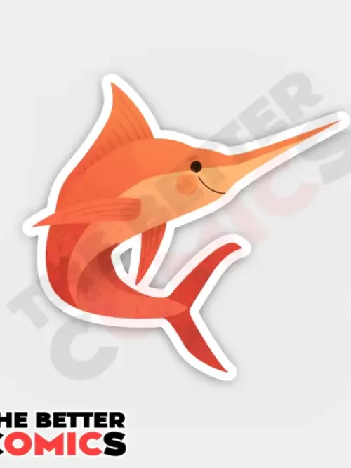 Cute Marlin Mermay Sticker