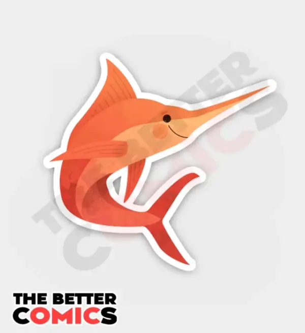 Cute Marlin Mermay Sticker