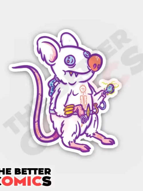 E Mouse Sticker