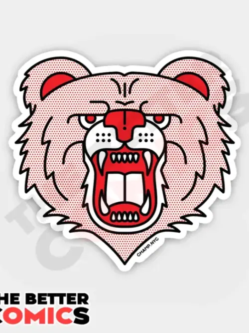 Hungry Bear Sticker