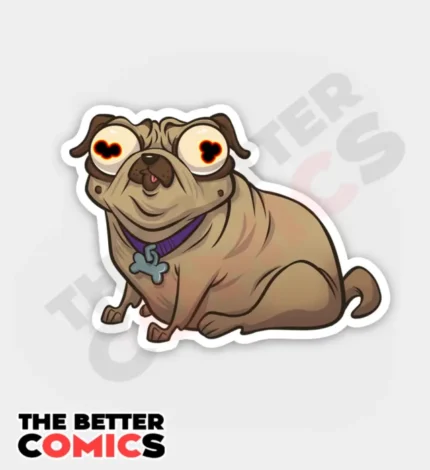 Hypno Pug Sticker