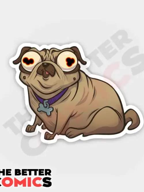 Hypno Pug Sticker