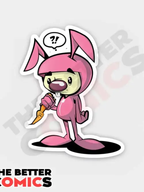 Bunny Carrot Sticker