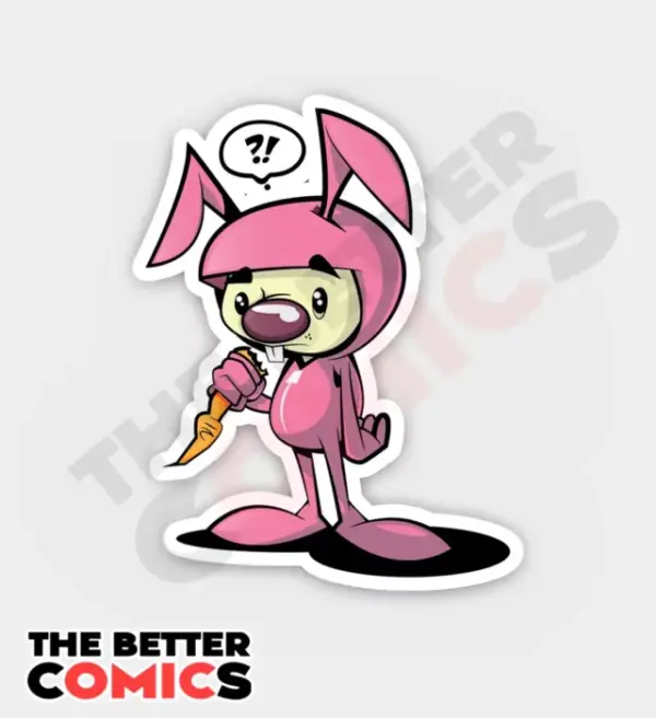 Bunny Carrot Sticker