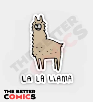 La La Llama Sticker
