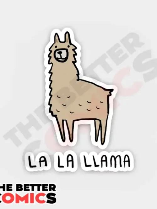 La La Llama Sticker