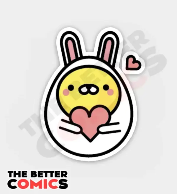 Lovely Eggbunny Sticker