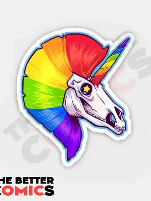 Rainbow Unicorn Sticker