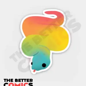 Vibrant Snake Sticker