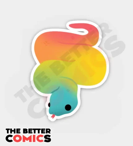 Vibrant Snake Sticker