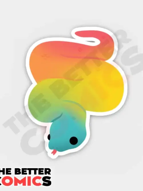 Vibrant Snake Sticker
