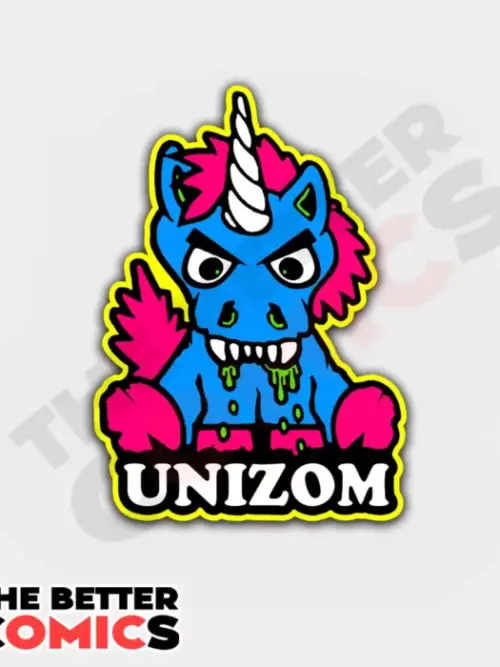 Unicorn As A Zombie Sticker