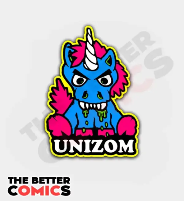Unicorn As A Zombie Sticker
