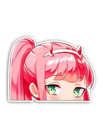 Zero Two Peeker Sticker