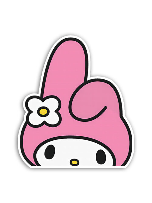 Ninja Hello Kitty Peeker Sticker