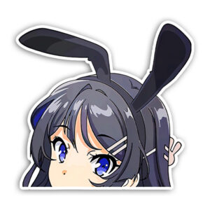 Mai Sakurajima Peeker Sticker
