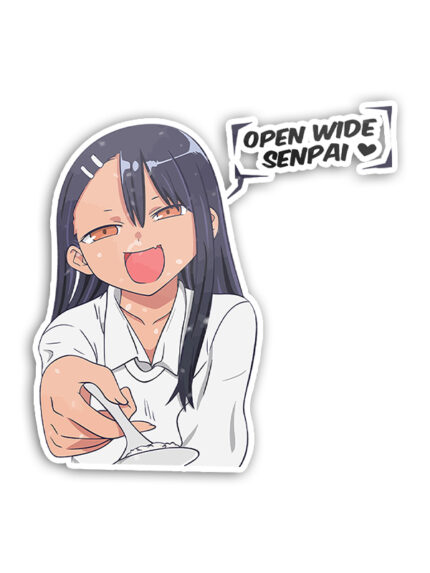 Nagatoro Open Wide Senpai Sticker