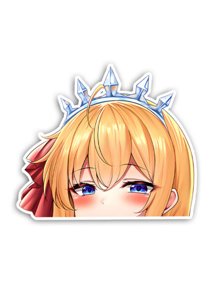 Pecorine Peeker Sticker