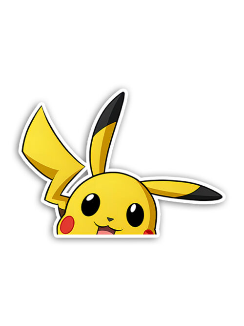 Pikachu Peeker Sticker